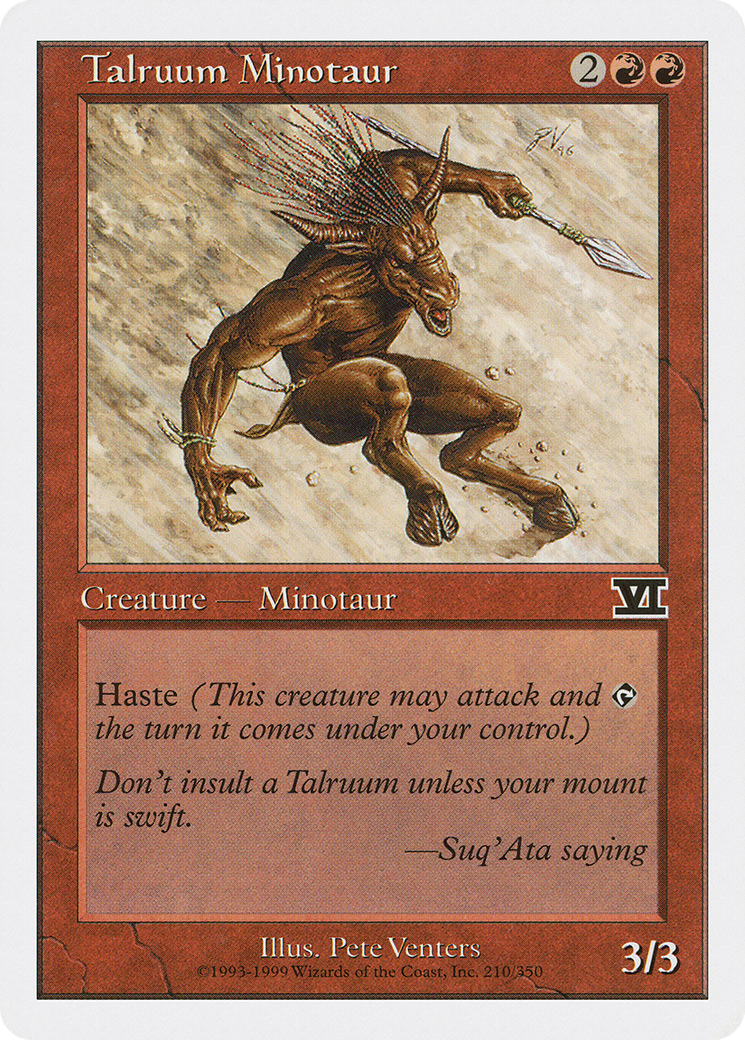 Talruum Minotaur Card Image