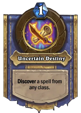 Uncertain Destiny Card Image