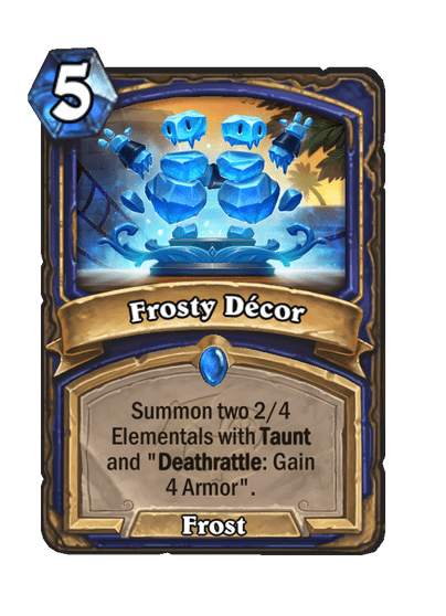 Frosty Décor Card Image