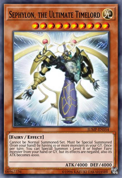 Sephylon, the Ultimate Timelord Card Image