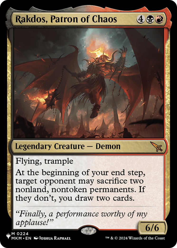 Rakdos, Patron of Chaos Card Image