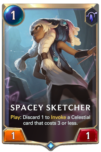 Spacey Sketcher Card Image