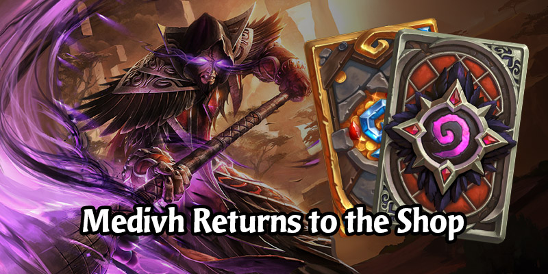 Medivh Bundle and For the Hoard Card Back Now Available for Gold in the Hearthstone Shop