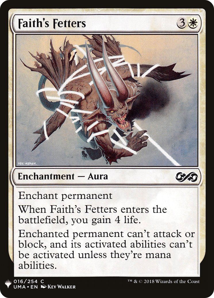 Faith's Fetters Card Image