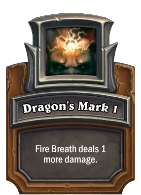 Dragon's Mark 1 Card Image