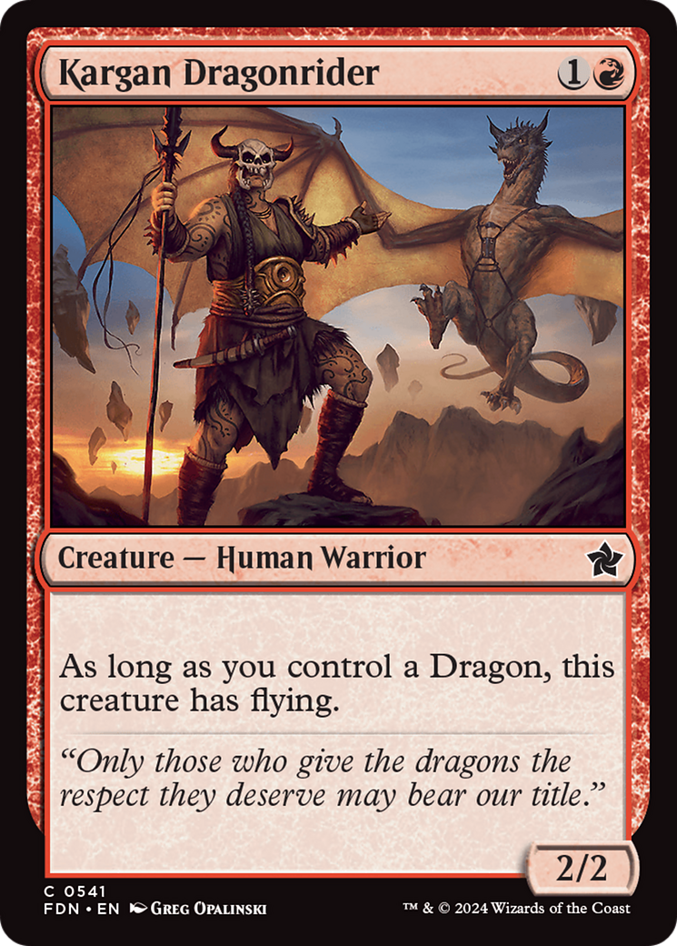 Kargan Dragonrider Card Image