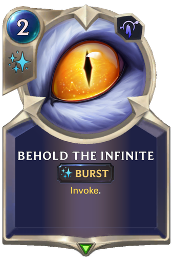 Behold the Infinite Card Image