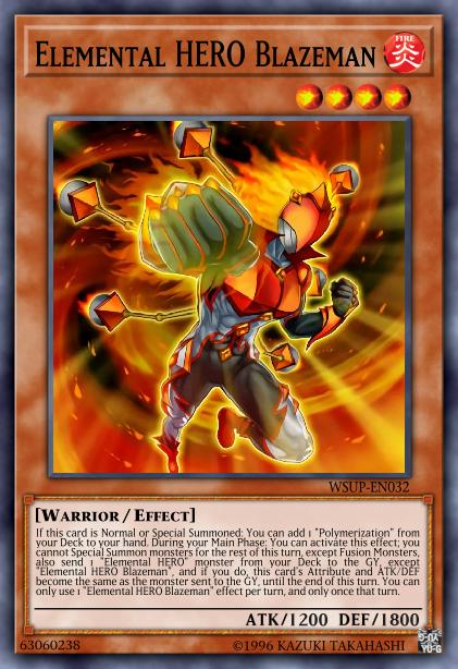 Elemental HERO Blazeman Card Image