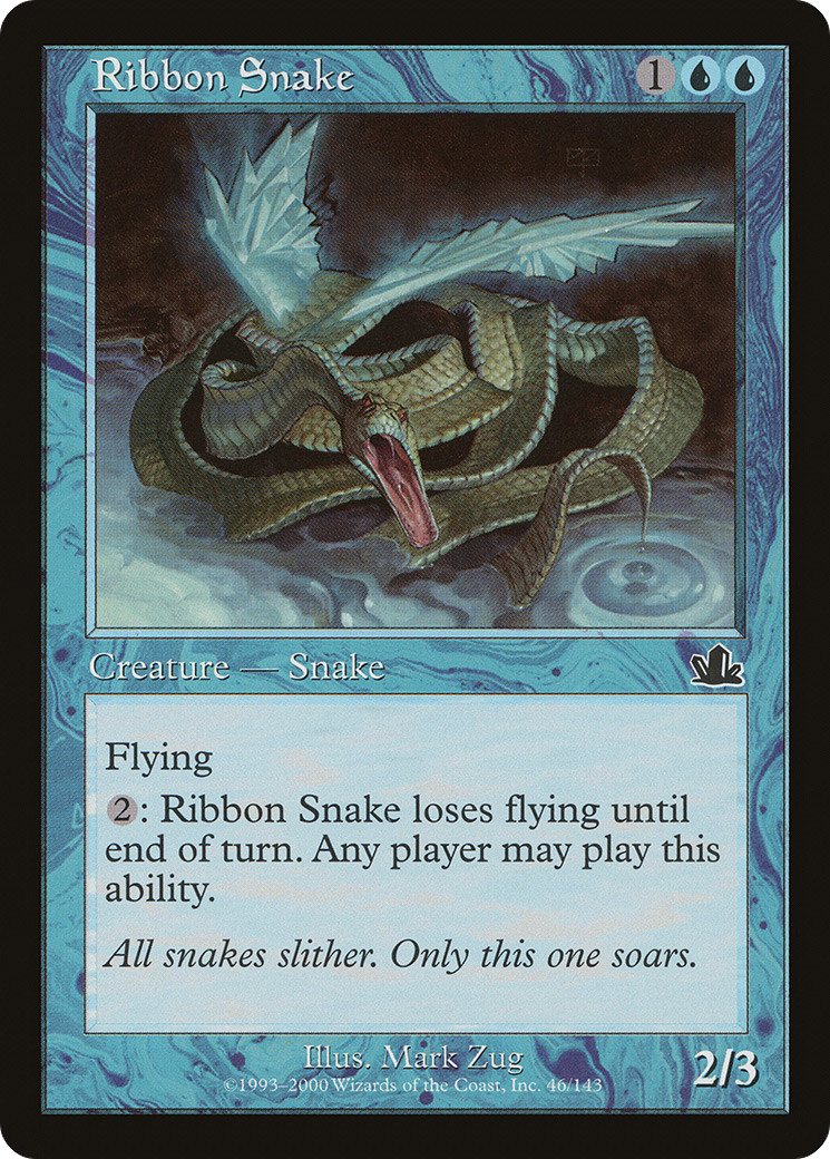 Ribbon Snake Card Image