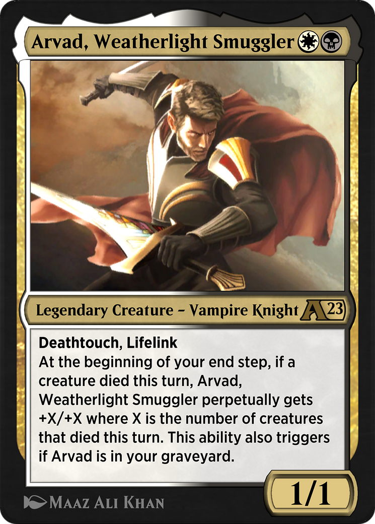 Arvad, Weatherlight Smuggler Card Image