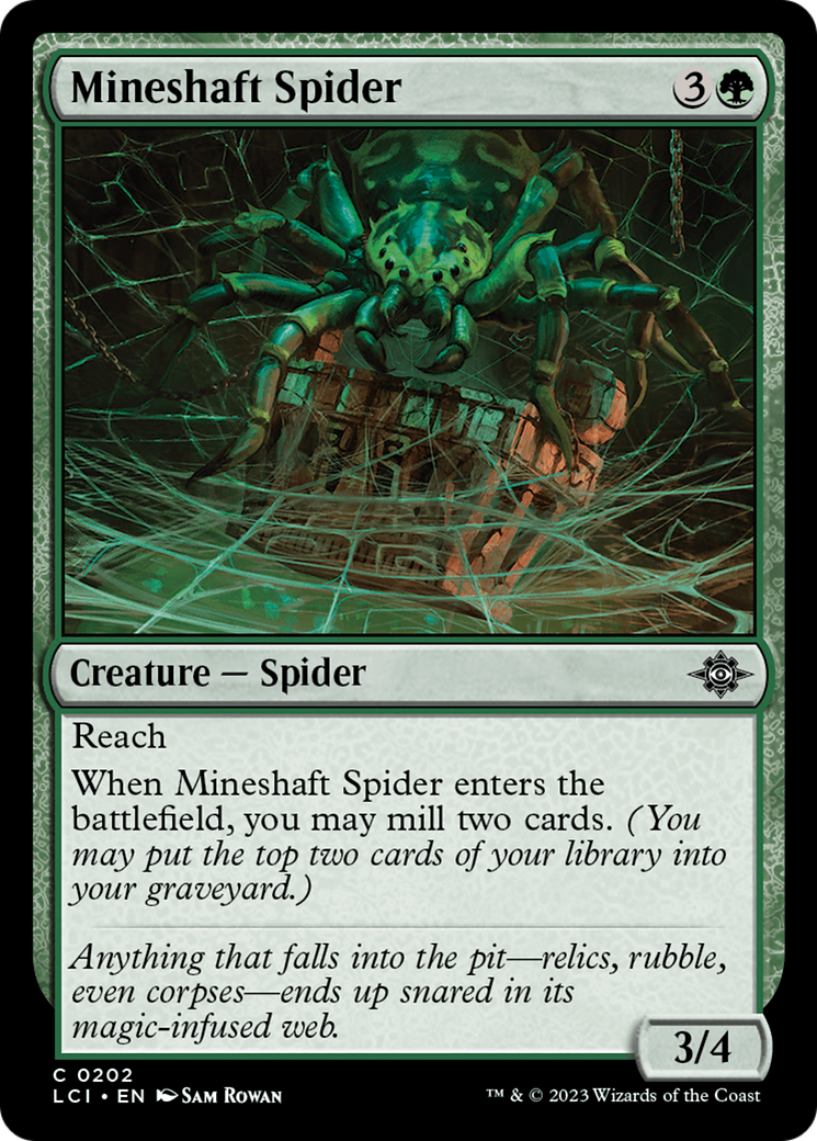 Mineshaft Spider Card Image