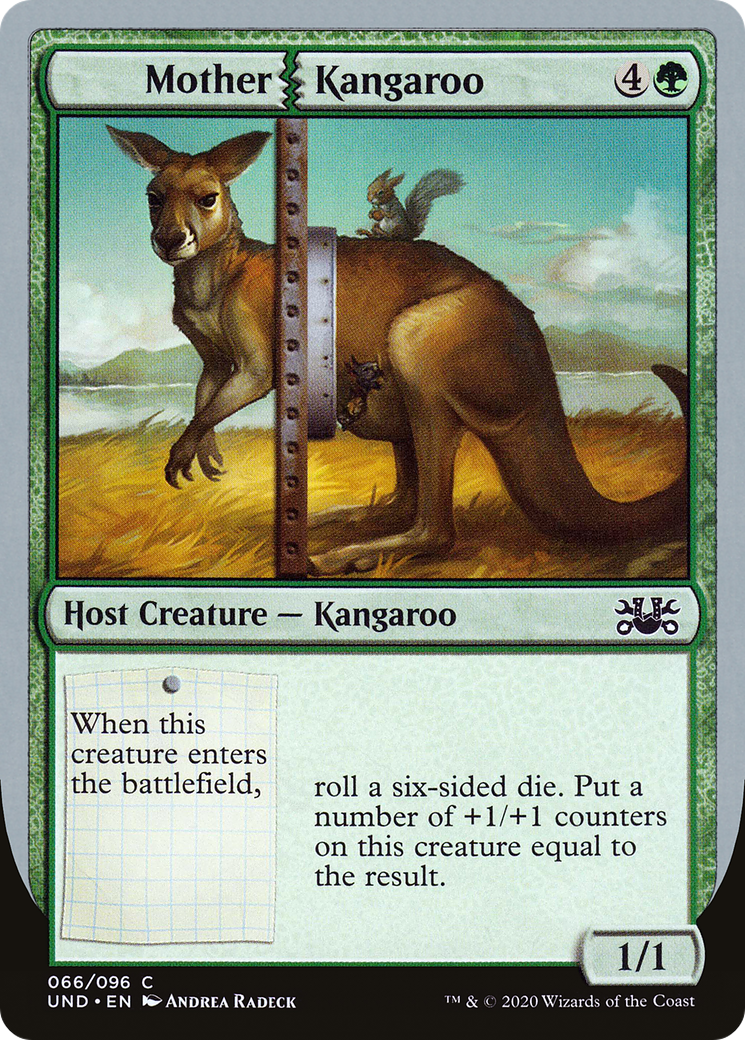 Mother Kangaroo Card Image