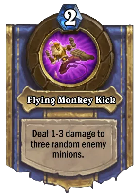 Flying Monkey Kick Card Image