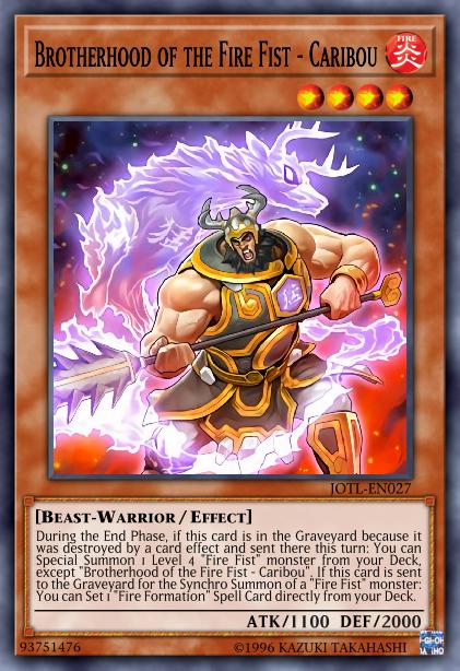 Brotherhood of the Fire Fist - Caribou Card Image