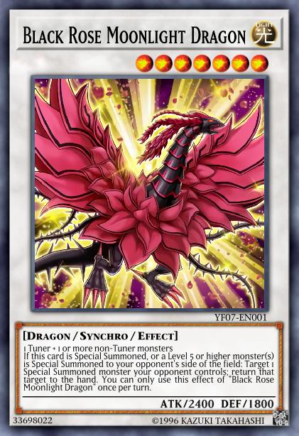 Black Rose Moonlight Dragon Card Image