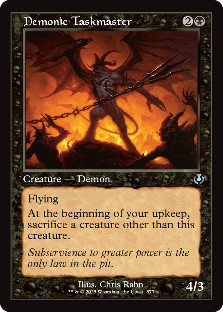 Demonic Taskmaster Card Image