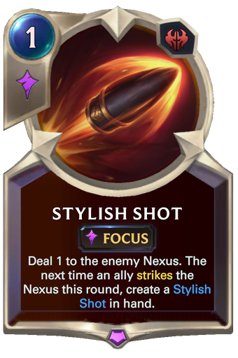 Stylish Shot Card Image