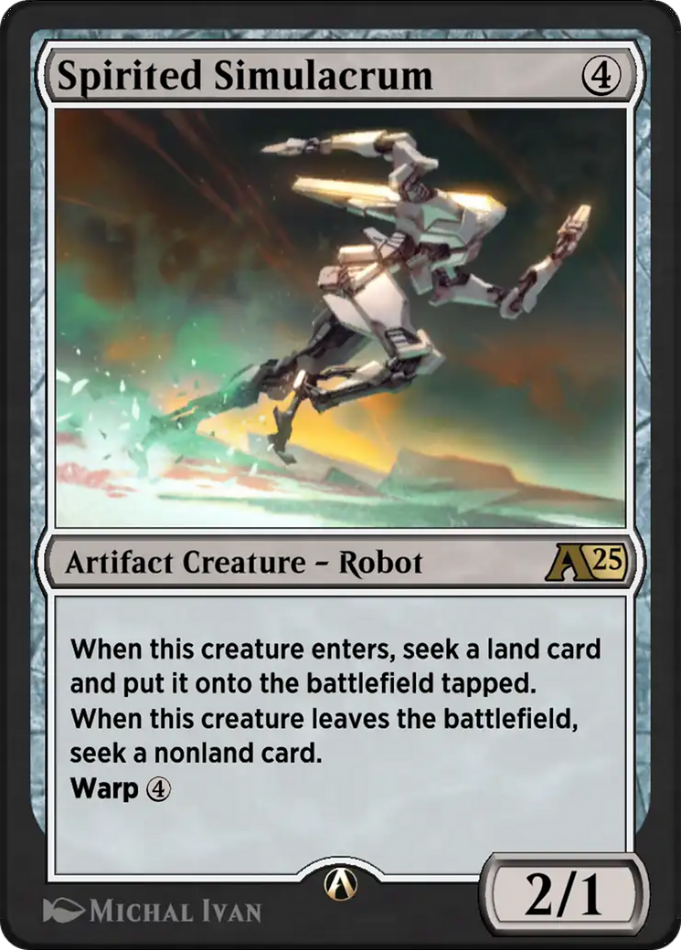 Spirited Simulacrum Card Image