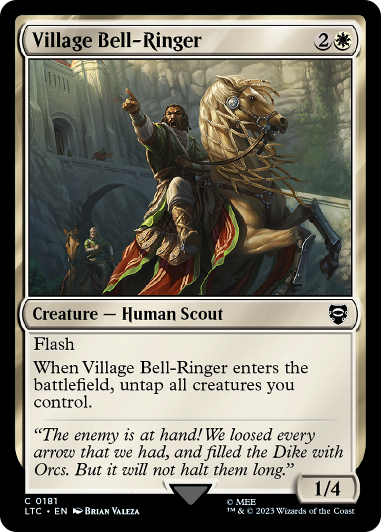 Village Bell-Ringer Card Image