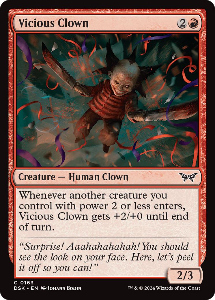 Vicious Clown Card Image