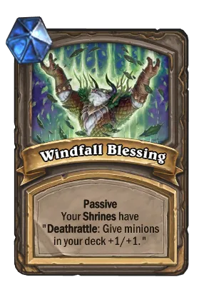 Windfall Blessing Card Image