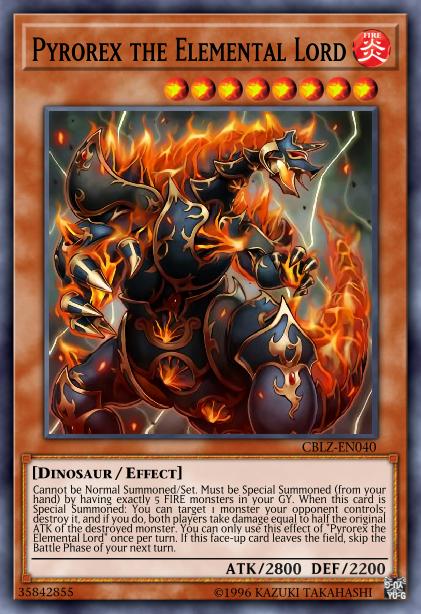 Pyrorex the Elemental Lord Card Image