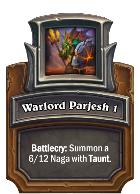 Warlord Parjesh 1 Card Image