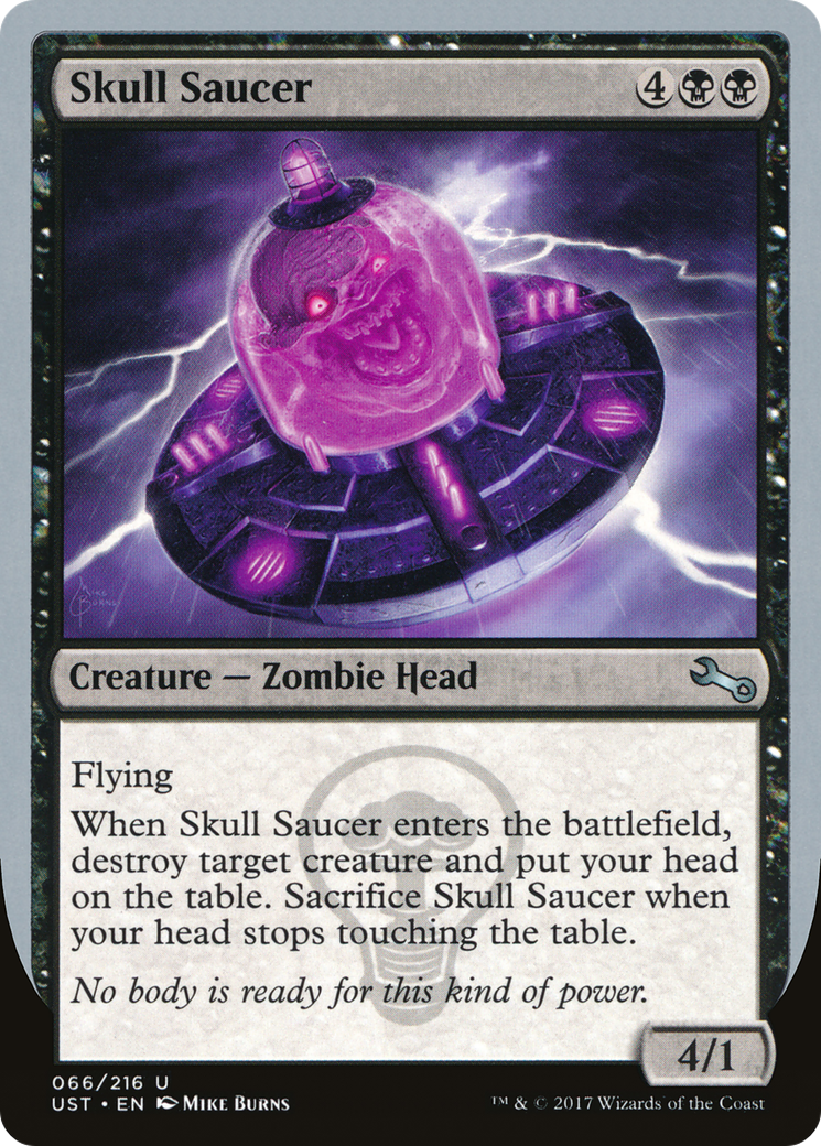 Skull Saucer Card Image