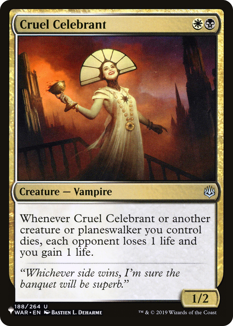 Cruel Celebrant Card Image