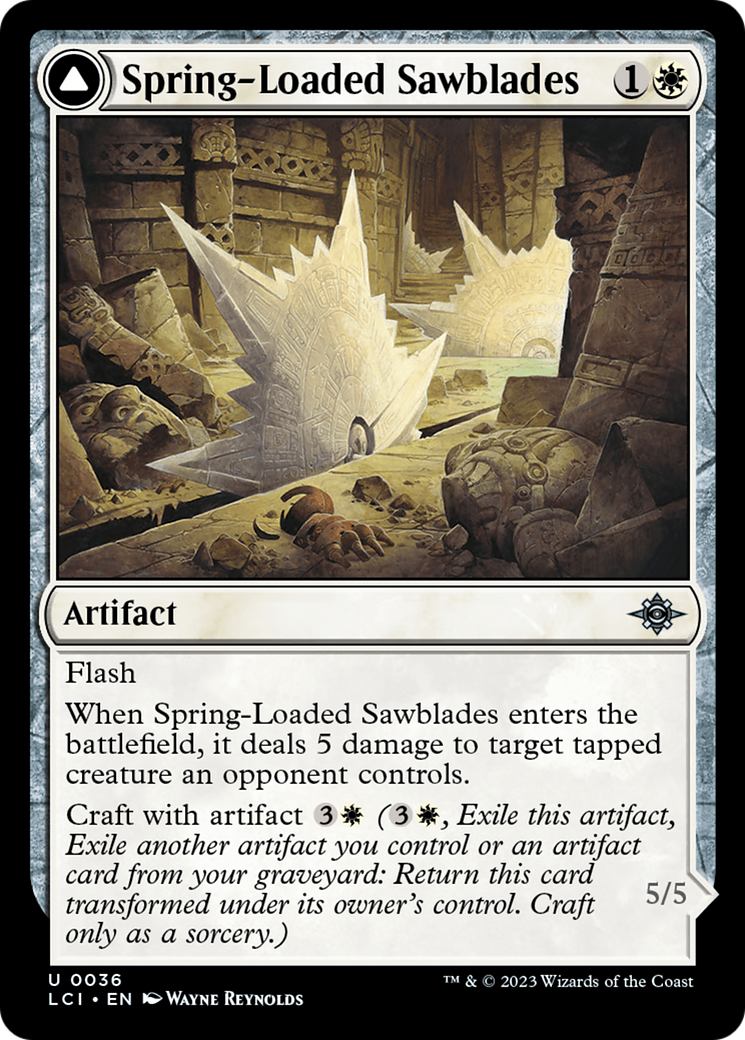 Spring-Loaded Sawblades // Bladewheel Chariot Card Image