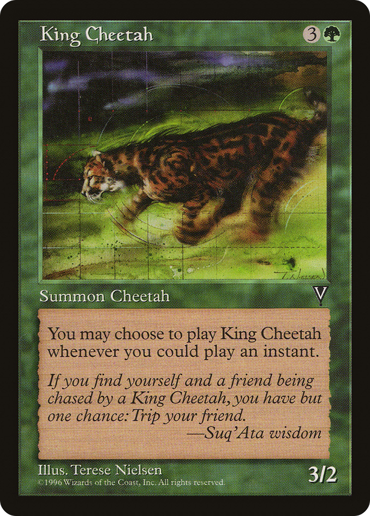 King Cheetah Card Image