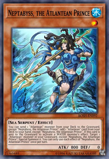 Neptabyss, the Atlantean Prince Card Image