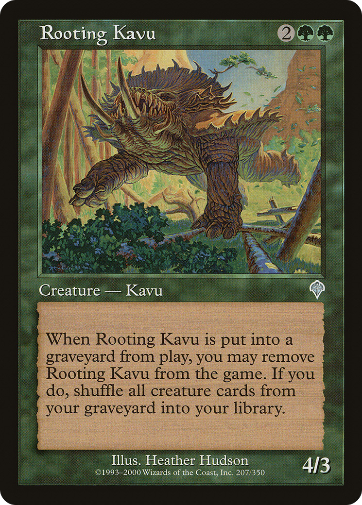 Rooting Kavu Card Image