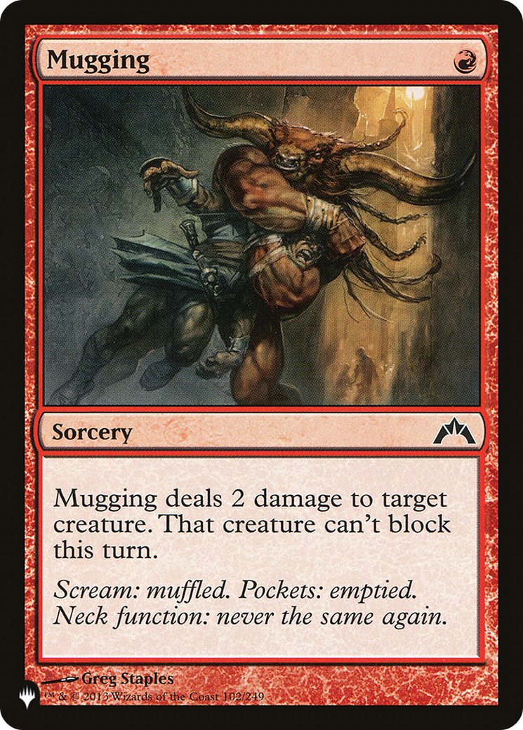 Mugging Card Image