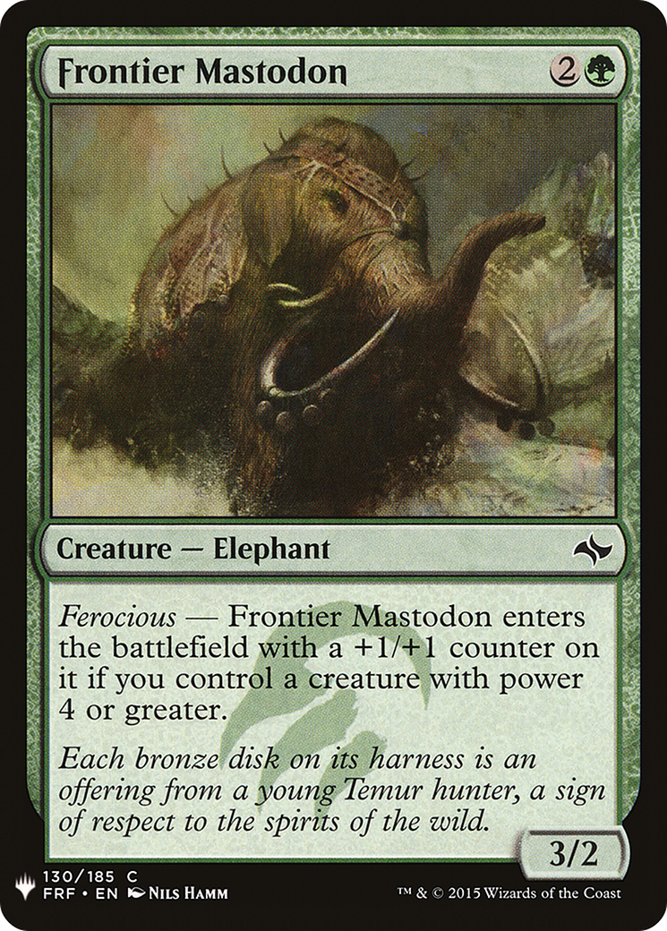Frontier Mastodon Card Image