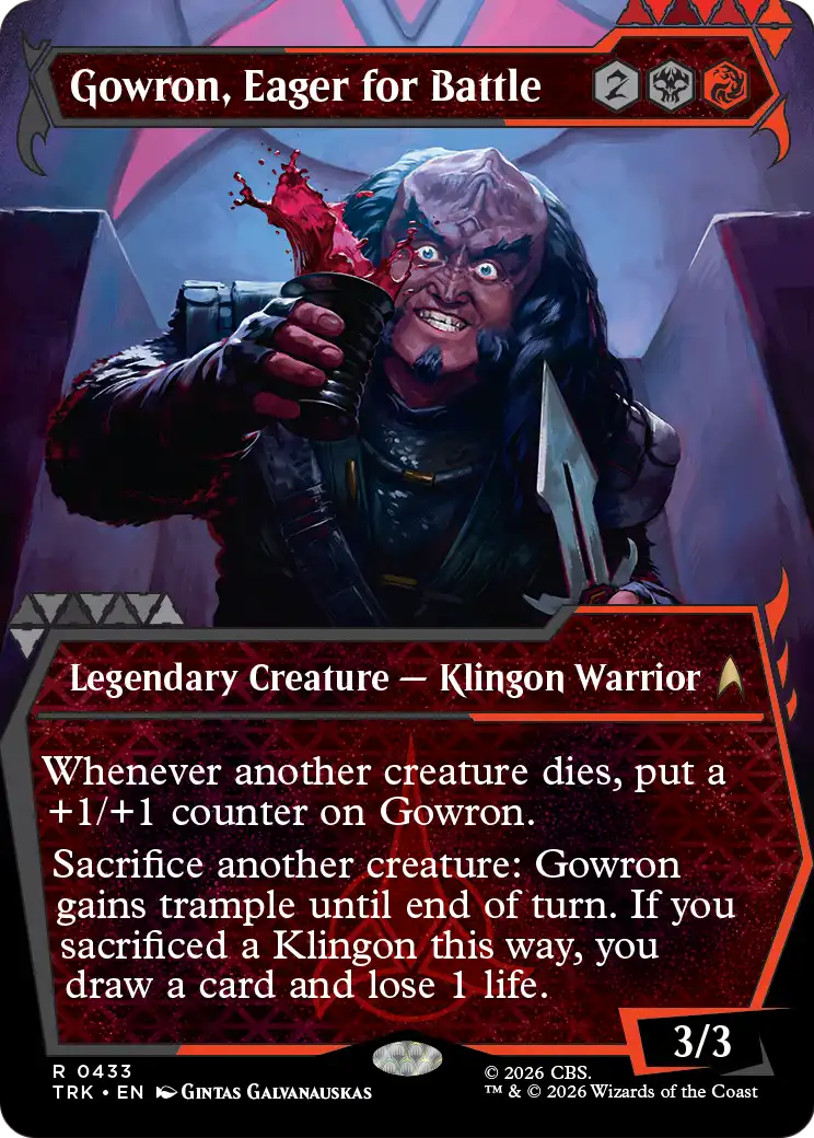 Gowron, Eager for Battle