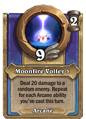 Moonfire Volley {0} Card Image