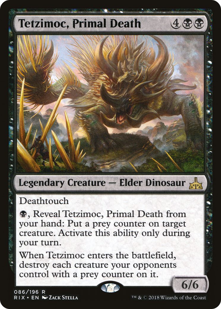 Tetzimoc, Primal Death Card Image