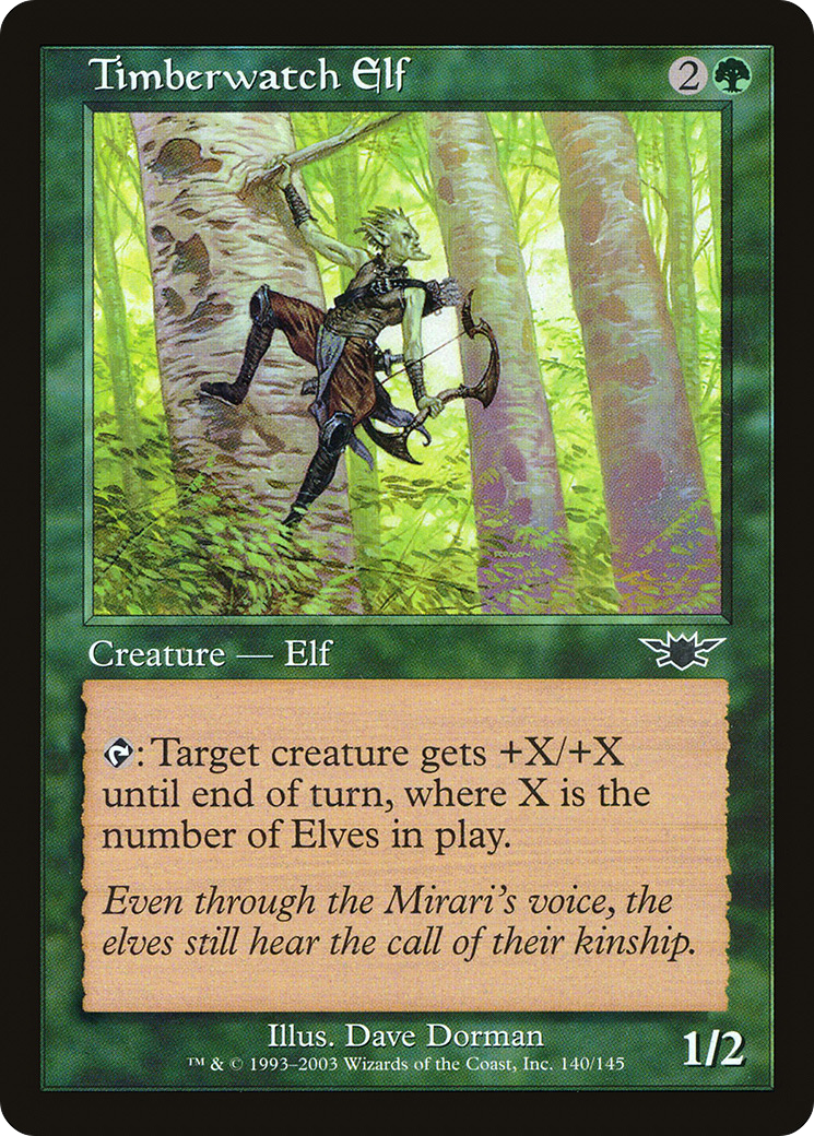 Timberwatch Elf Card Image