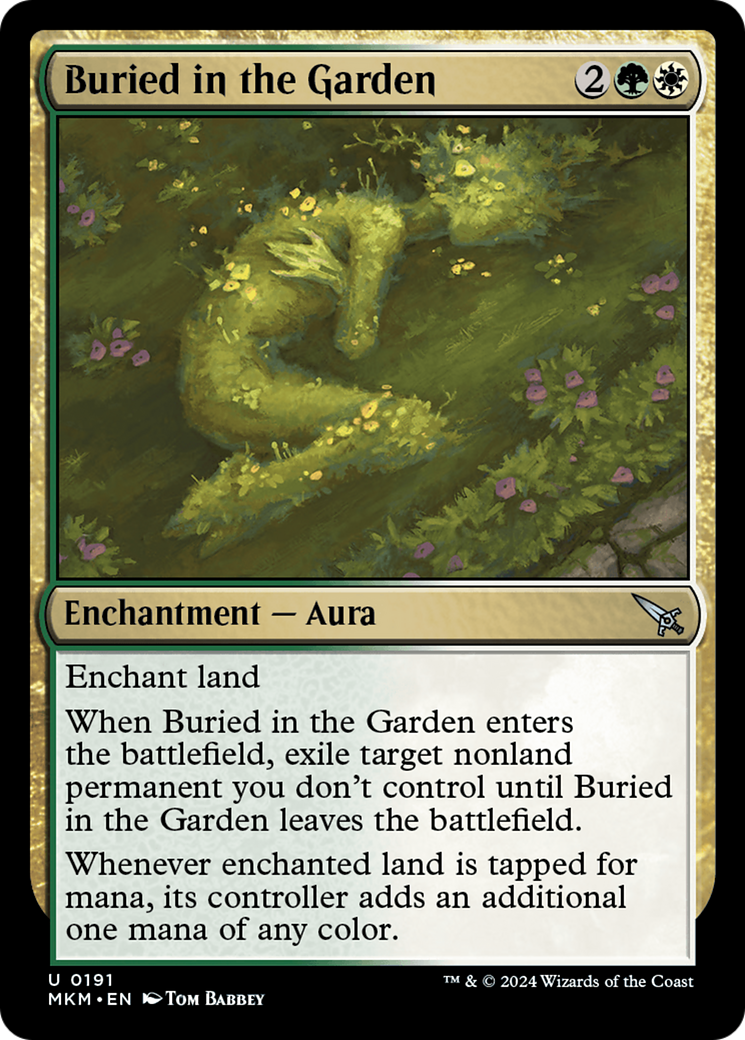 Buried in the Garden Card Image
