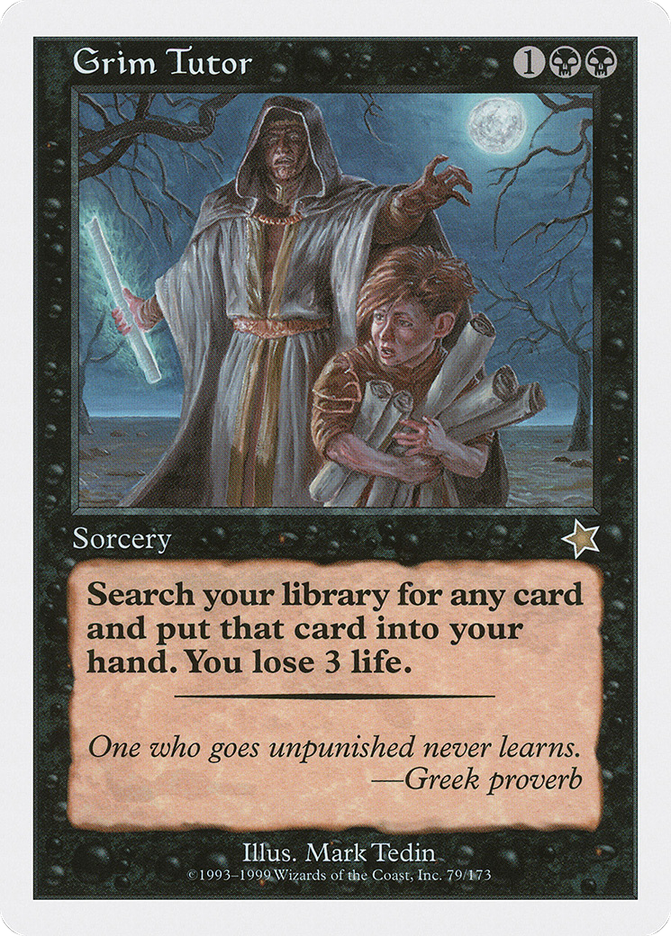 Grim Tutor Card Image