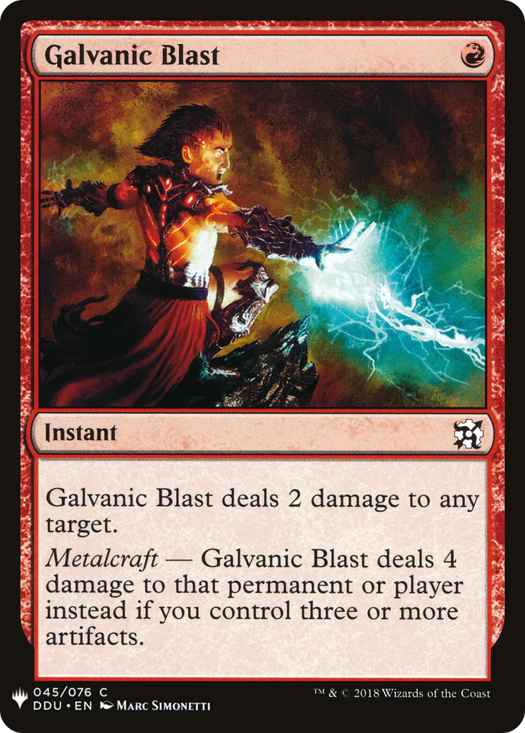 Galvanic Blast Card Image