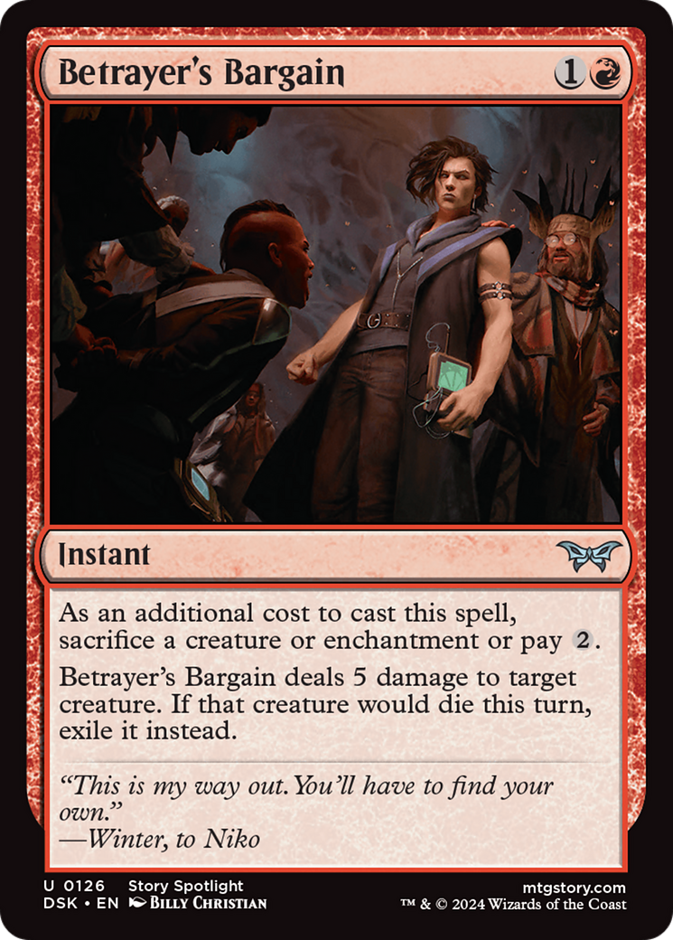 Betrayer's Bargain Card Image