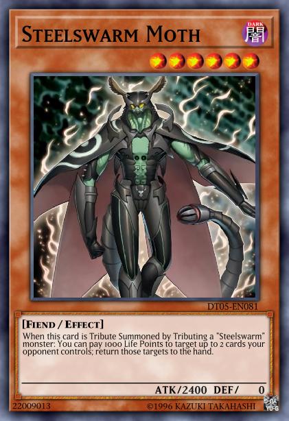 Steelswarm Moth Card Image