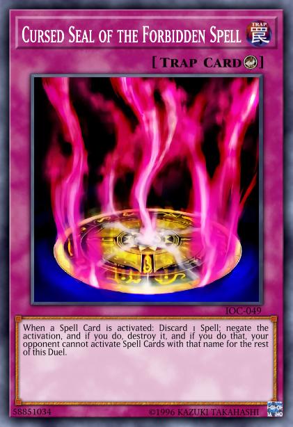 Cursed Seal of the Forbidden Spell Card Image