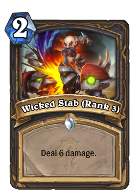 Wicked Stab (Rank 3) Card Image