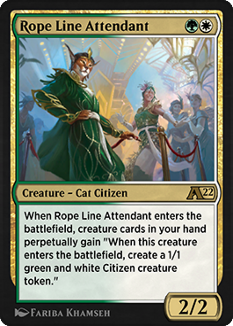 Rope Line Attendant Card Image