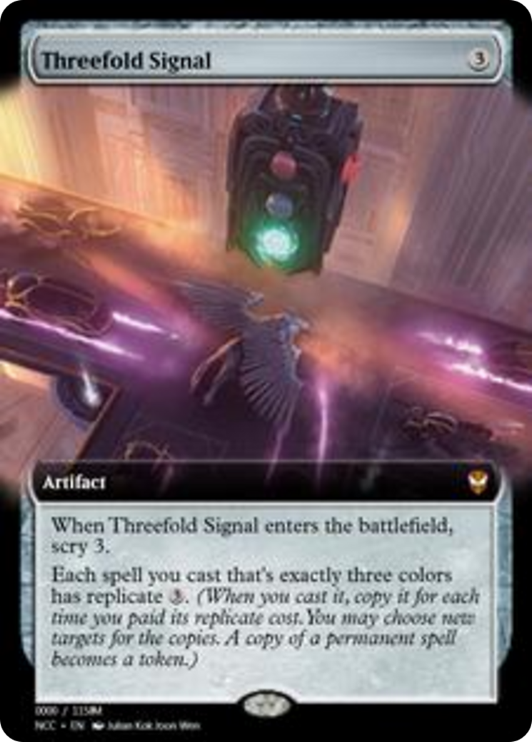 Threefold Signal Card Image