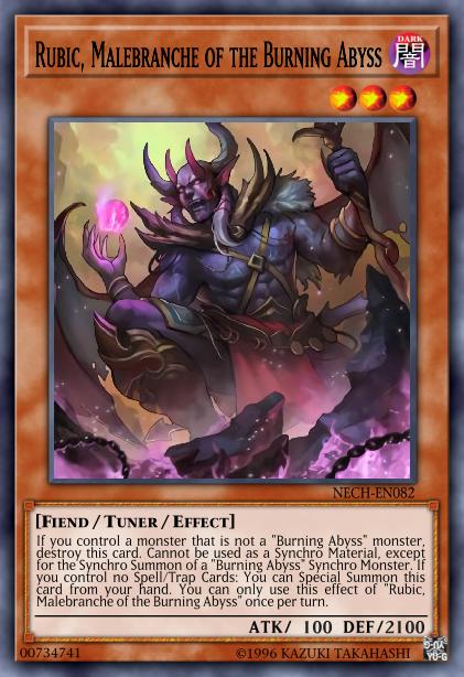 Rubic, Malebranche of the Burning Abyss Card Image