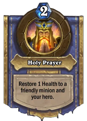 Holy Prayer Card Image